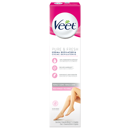 Veet® Crema Depilatoria Corporal Piel Normal