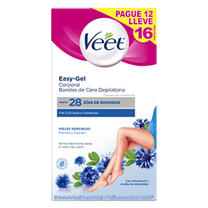 EasyGelwax® Bandas de Cera Fría Piel Sensible
